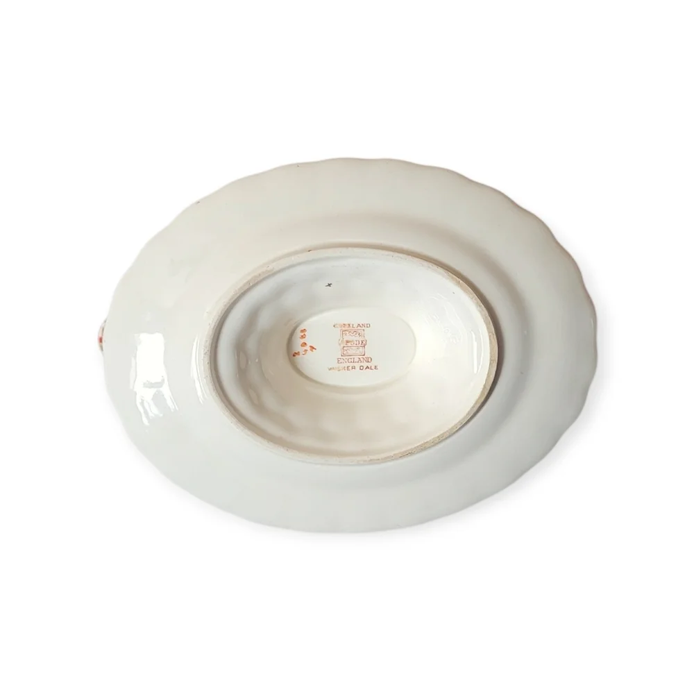 Dale Wicker Pattern Gravy Boat By Spode